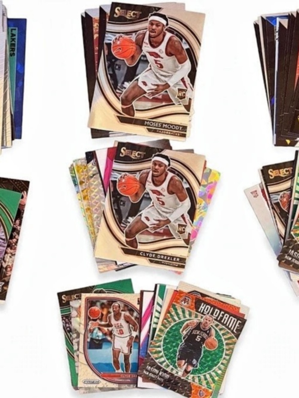 Panini Basketball Trading Cards Lot (Select, Mosaic, Prizm, Flux)